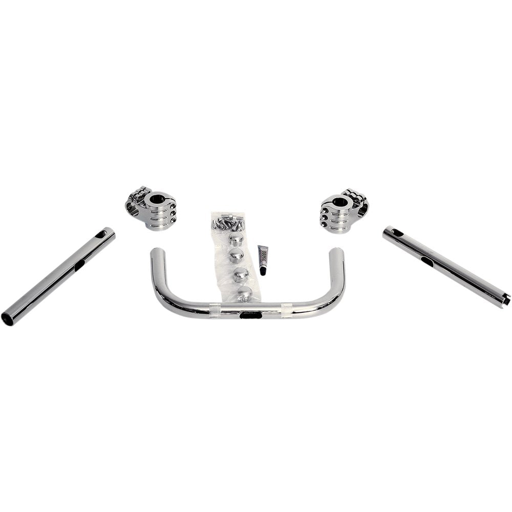 KLOCK WERKS Klip Hanger Handlebar for Indian - 5" - Chrome/Chrome KWH-04-0347