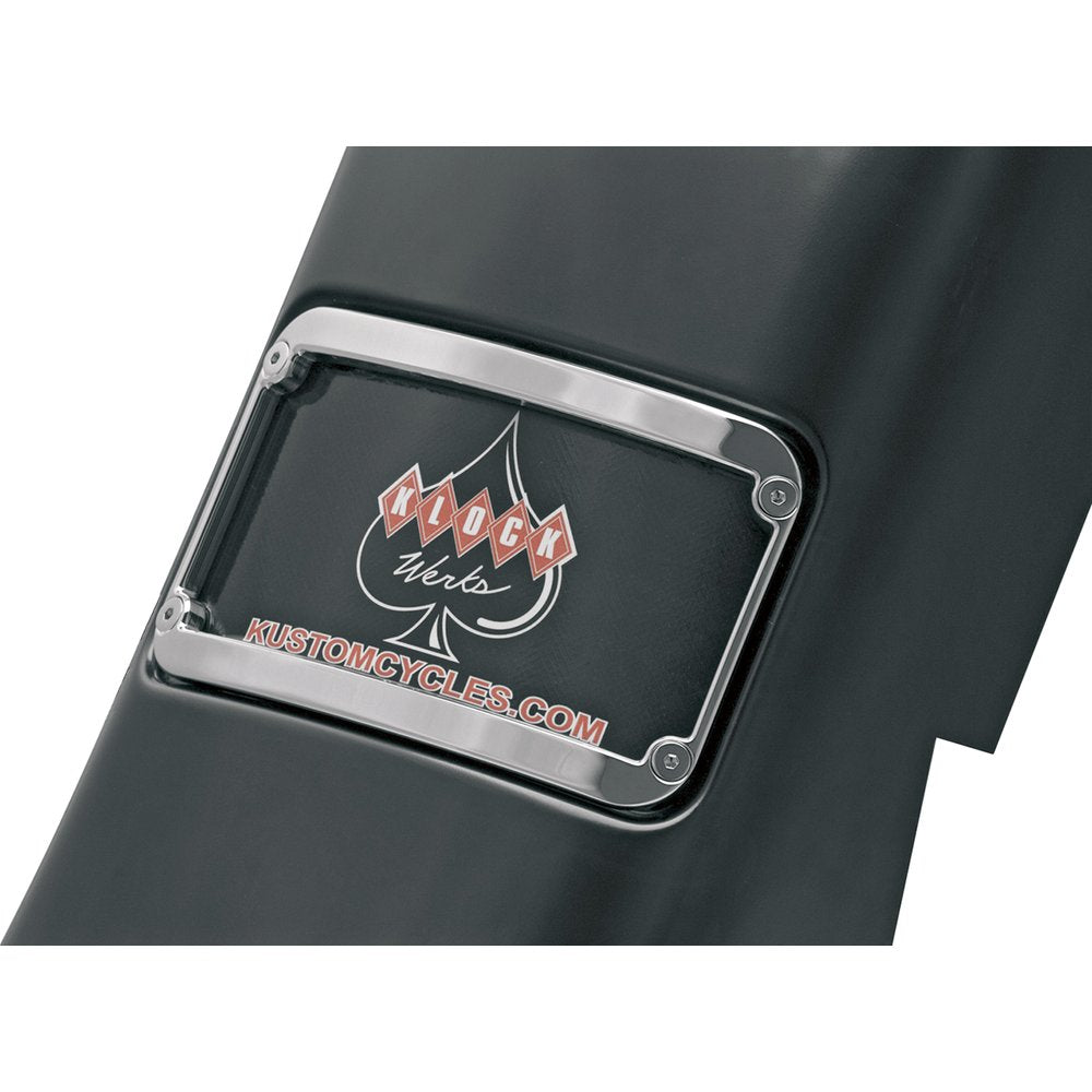 KLOCK WERKS License Plate Frame - Chrome KWS-01-0082-C