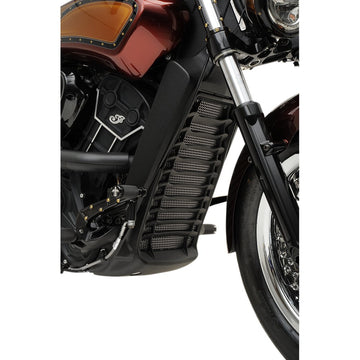 KLOCK WERKS Outrider Radiator Guard - Natural - Indian Scout KWS-04-0321