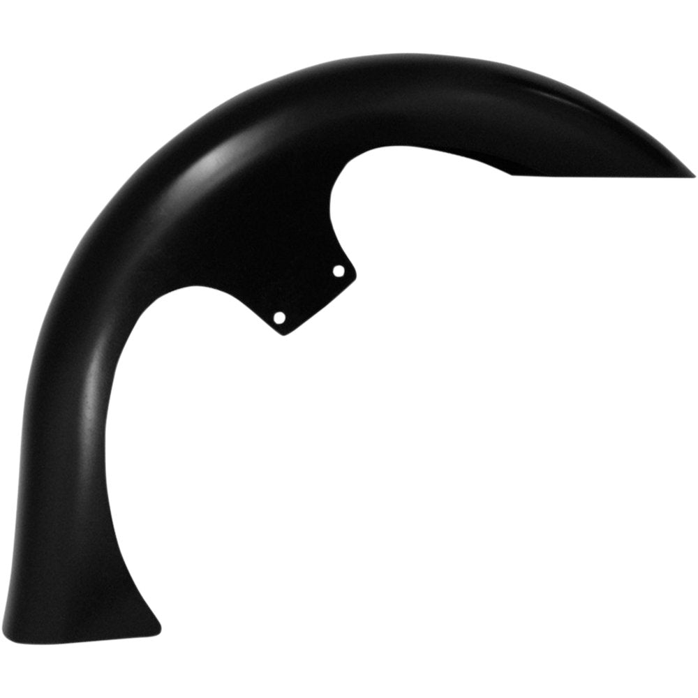KLOCK WERKS Slicer Front Fender Kit - For Raked Frames - Black - Steel - 26" KWF-01-0251-2014