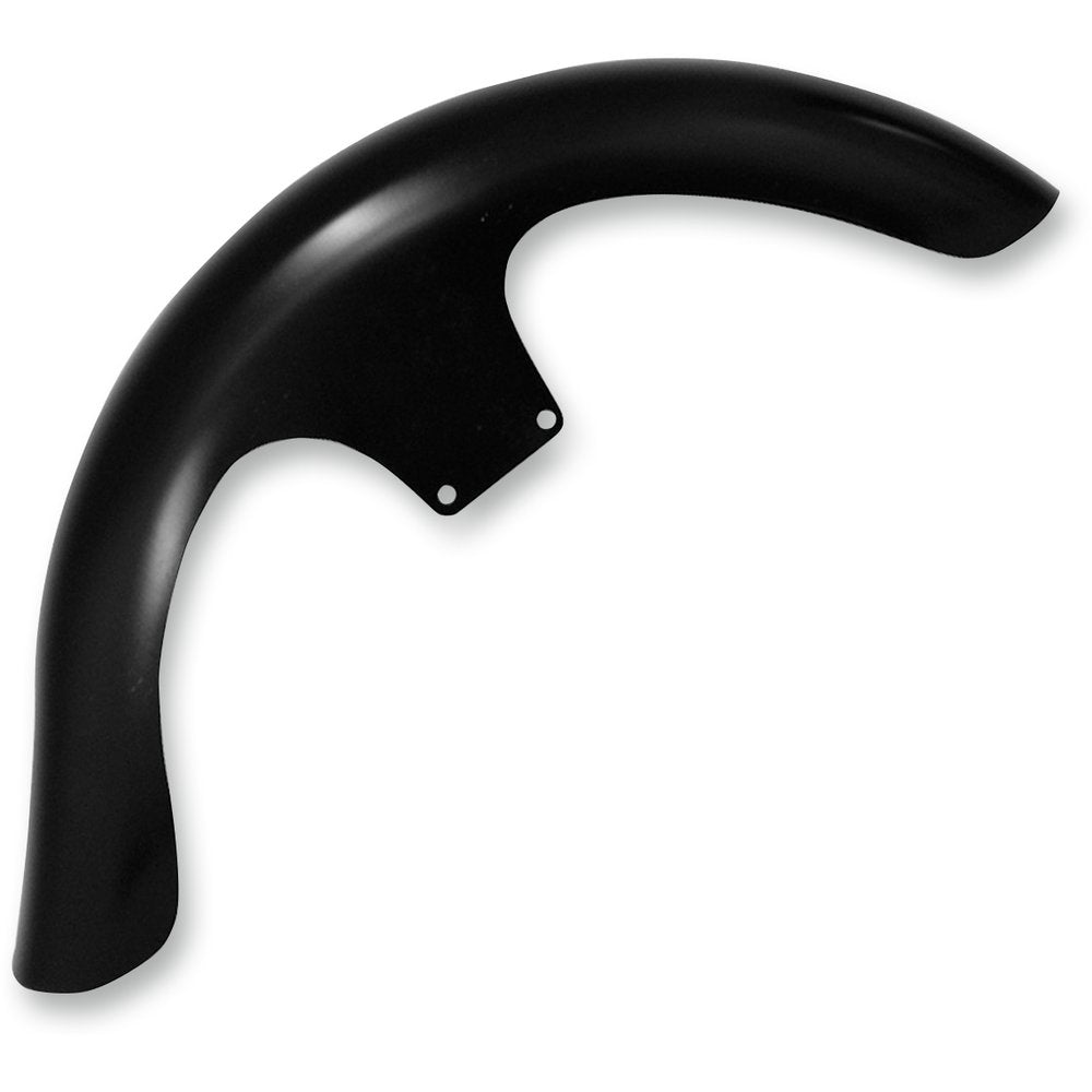 KLOCK WERKS Lil' Wrapper Front Fender Kit - For Raked Trees - Black - Steel - 23" KWF-01-0246-2014