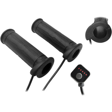 KOSO NORTH AMERICA 5 Level Twist Throttle Heated Grips - 1" AM10706G
