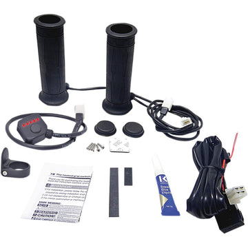 KOSO NORTH AMERICA 5 Level Twist Throttle Heated Grips - 7/8" AM10703G