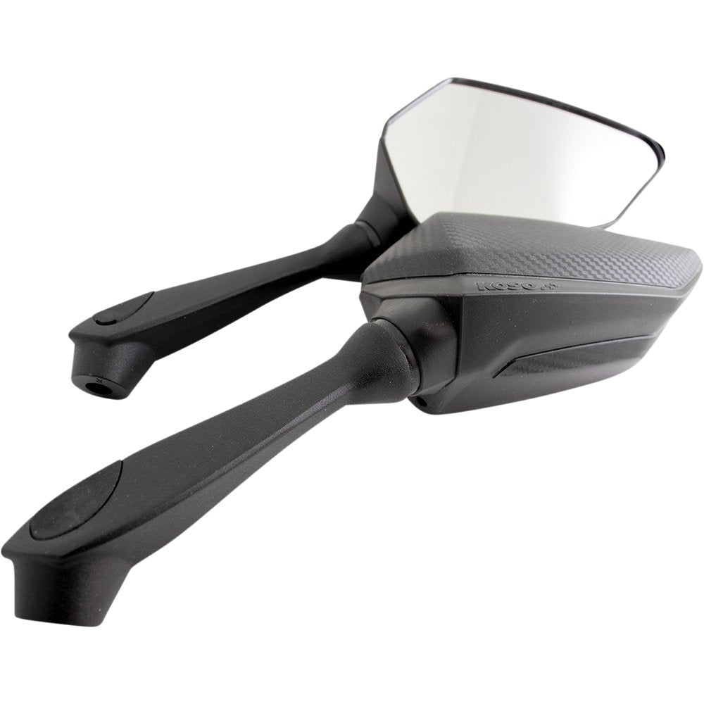 KOSO NORTH AMERICA Mirrors - Sprint - Side View - Kidney - Black SA000003