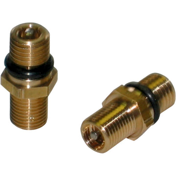 KYB Shock Air Valve Complete with O-Ring - Rear - Brass 120130000201
