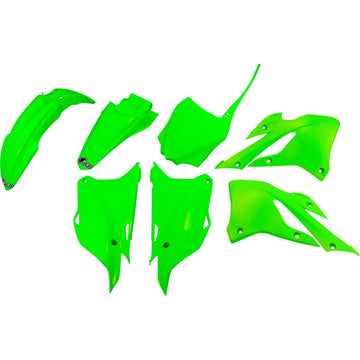 UFO Body Kit - Neon Green - Kawasaki - KX KAKIT229@AFLU