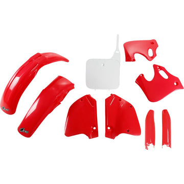 UFO Body Kit - '93-'94 OEM Red/White - CR 125/250 '92-'94 HOKIT096F@999