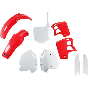 UFO Body Kit - '00 OEM Red/White - CR500R HOKIT089F@999K