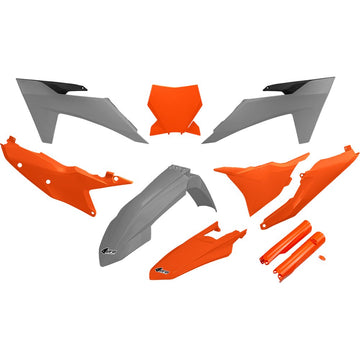 UFO Body Kit - Gray/Orange - SX/SX-F '23-'24 KTKIT529F@555