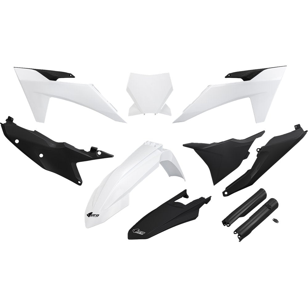 UFO Body Kit - White/Black - KTM - SX/SX-F '23-'24 KTKIT529F@222