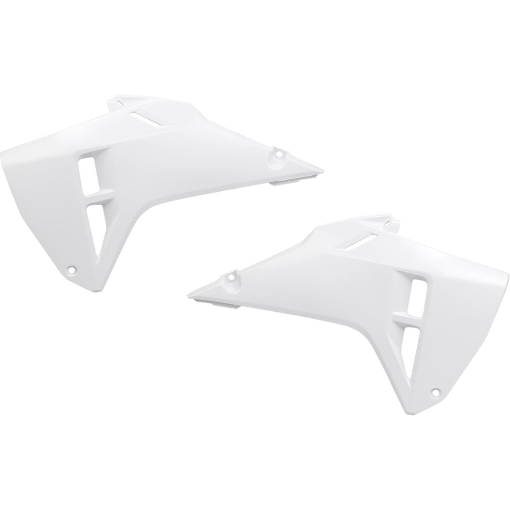 UFO Radiator Covers - White - Honda - CRF 250R/450R HO05614#041