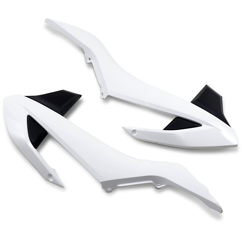 UFO Radiator Covers - OEM White/Black KT04073-999K