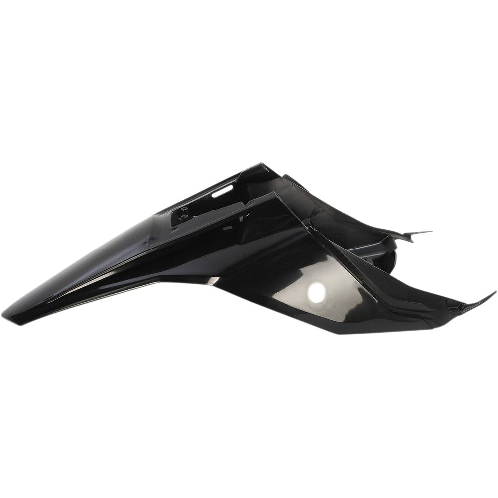 UFO MX Rear Fender - With Side Panels - Black KT04072-001
