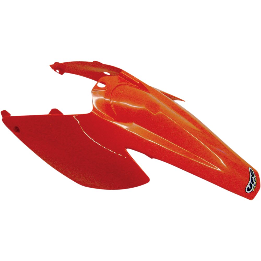 UFO Rear Fender - With Side Panels - KTM Orange '98-'22 KT03076-127
