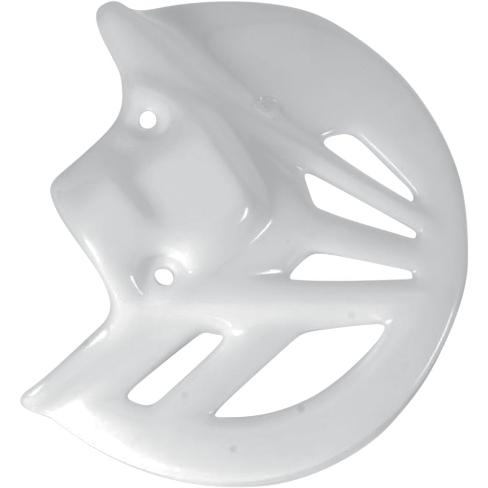UFO Front Disc Cover - CR White - Honda - CR/CRF HO04604-280