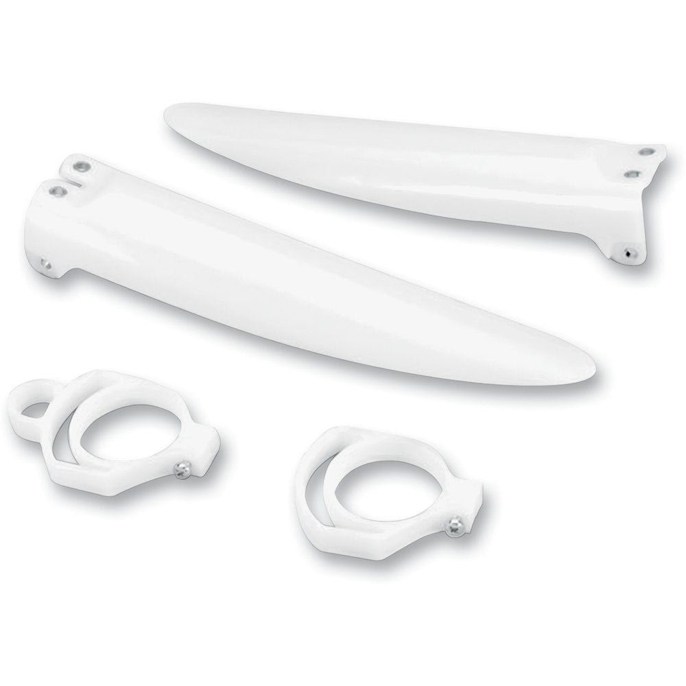 UFO Fork Tube Protectors - White - KX85/100 - '98-'13 KA03711280
