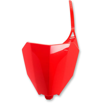 UFO Front Number Plate - OEM CR Red HO04686-070