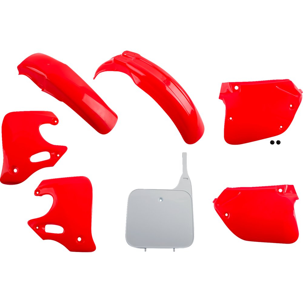 UFO Body Kit - OEM Red/White - Honda - CR 125/125R/250R HOKIT096-999