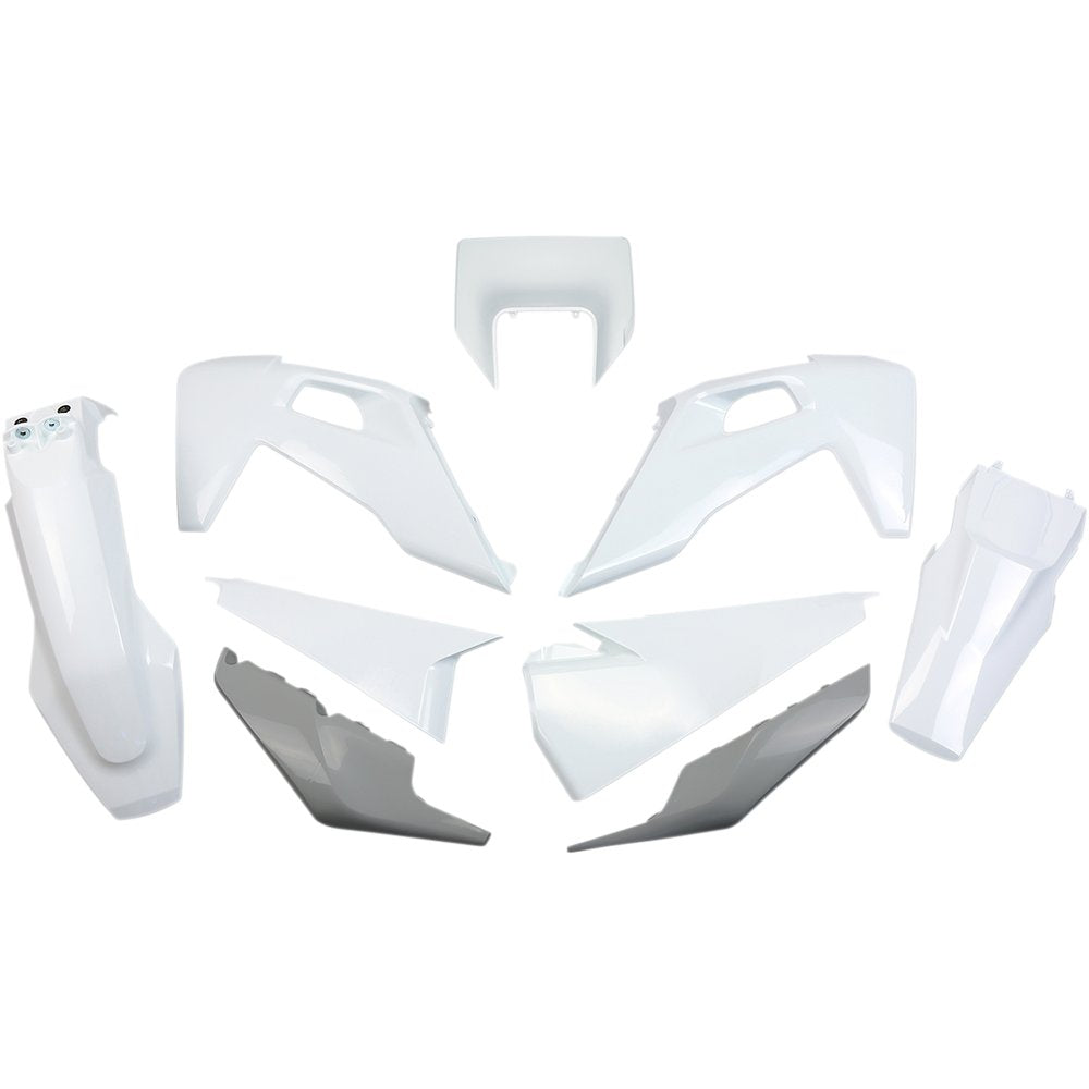 UFO Body Kit - OEM White/Gray - Husqvarna HUKIT623999