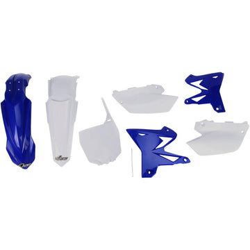 UFO Restyle Body Kit - '13 OEM Blue/White - Yamaha - YZ 125/250 YAKIT312-999W