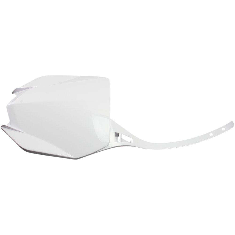 UFO Front Number Plate - White YA04860-046