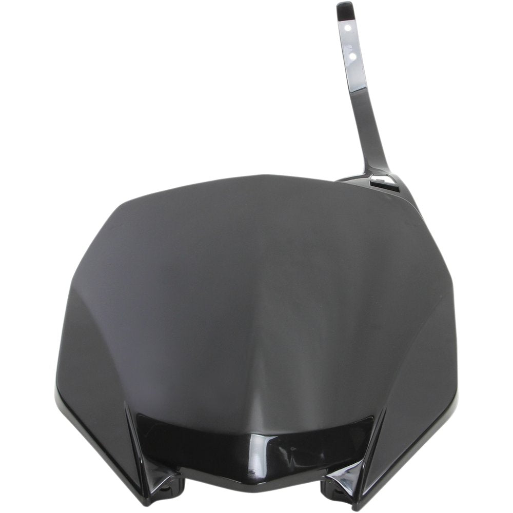 UFO Front Number Plate - Black YA04860-001