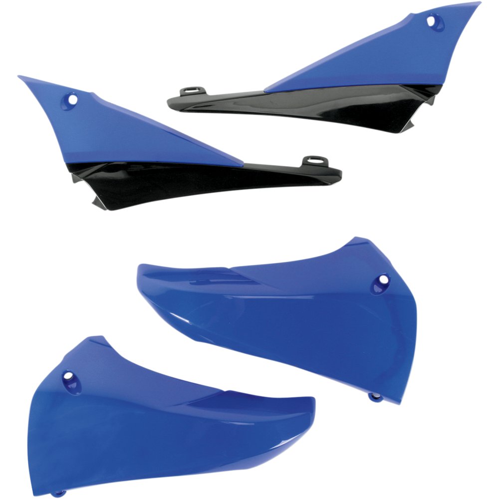 UFO Upper Radiator Shrouds - Blue/Black YA04823-089
