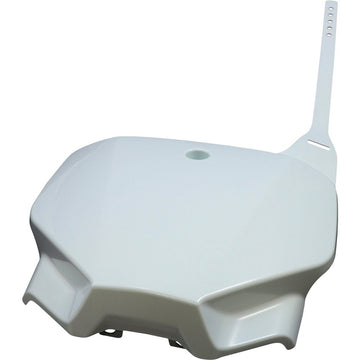UFO Front Number Plate - White - Honda HO04672-041