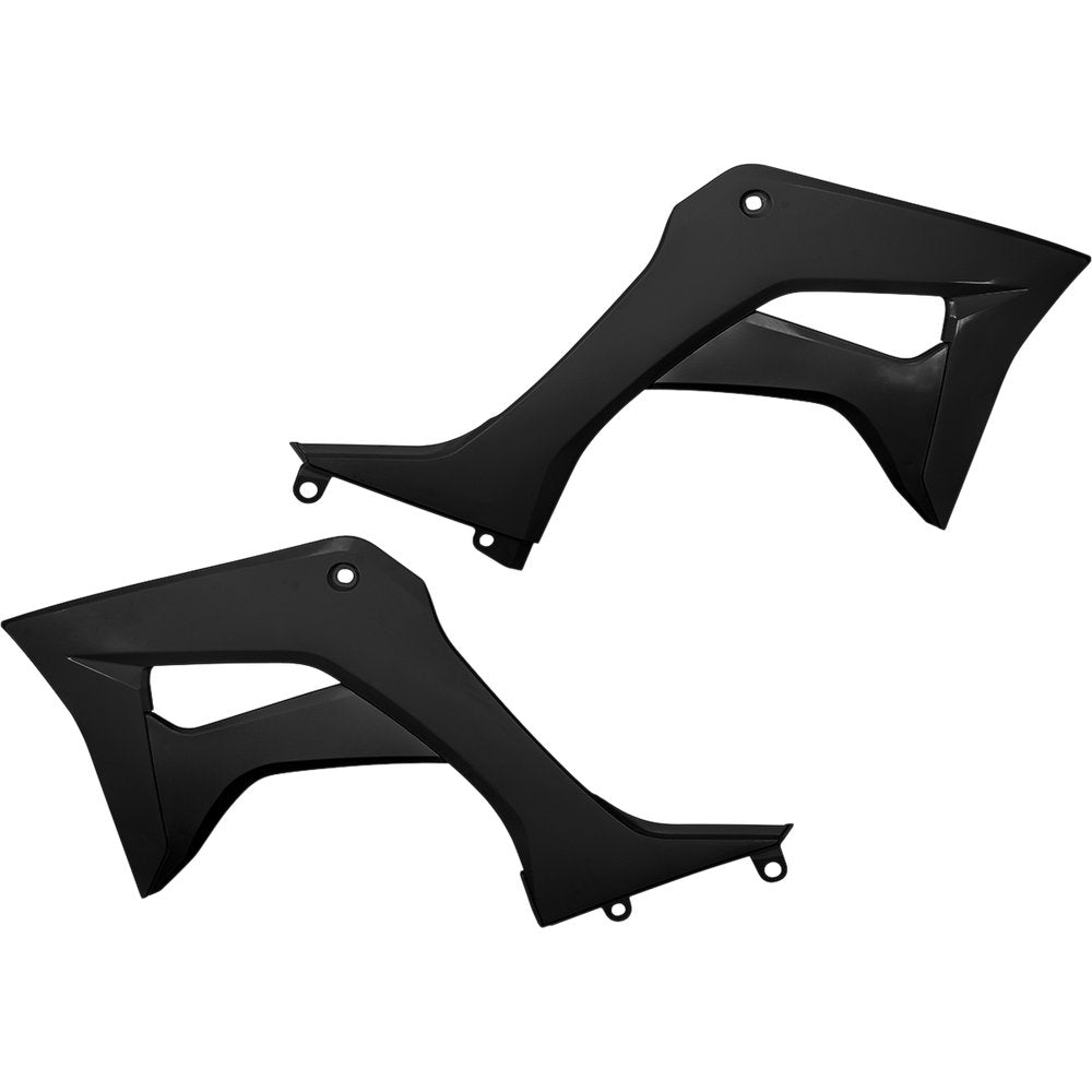 UFO Radiator Shrouds - Black HO05600-001