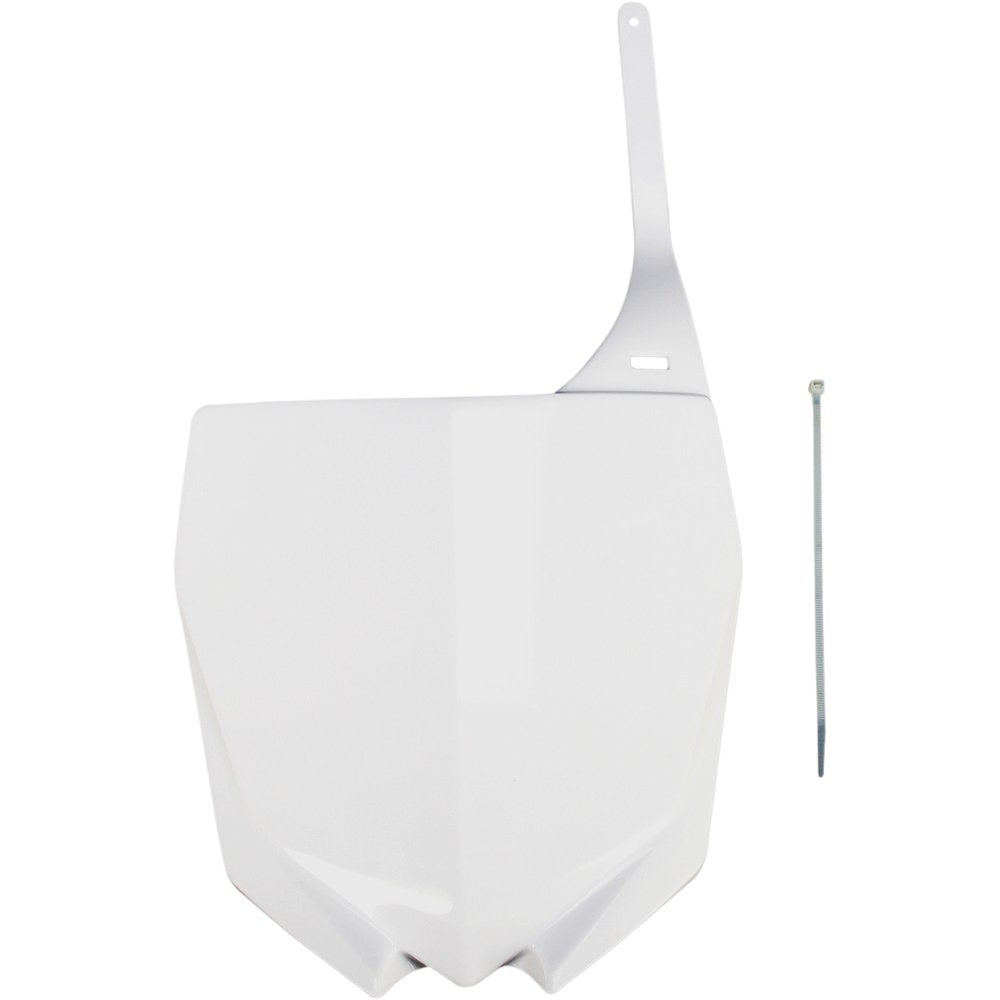 UFO Restyled Number Plate - White - YZ YA04832-046