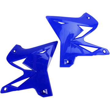 UFO Restyled Radiator Covers - Reflex Blue - YZ YA04834-089
