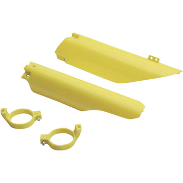 UFO Fork Tube Protectors - Yellow - SUZ - '04-'05 SU03998-102