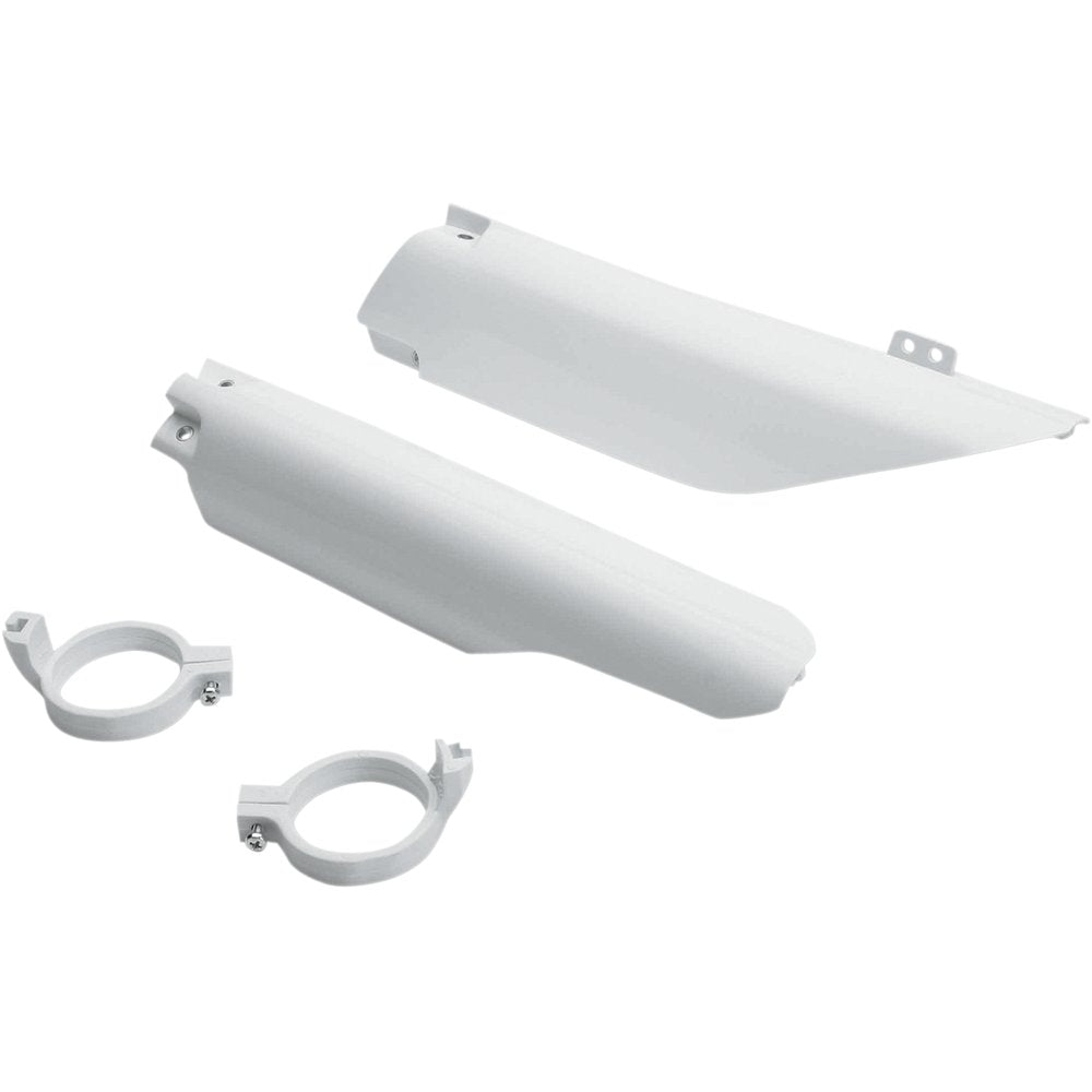 UFO Fork Tube Protectors - White - SUZ - '04-'05 SU03998-041
