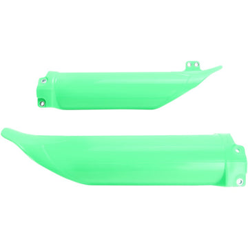 UFO Fork Tube Protectors - Flo Green - KXF250/450 KA04701-AFLU