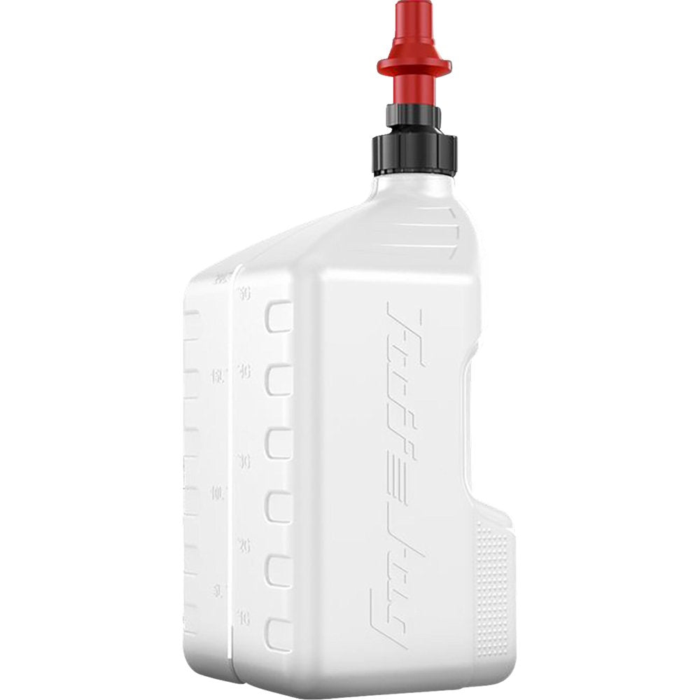 TUFF JUG Tuff Jug - Container - with View Strip/Ripper Cap - White - 5.3 US gal WURRVS20