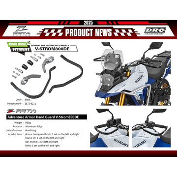 Adventure Armor Handguards Pr Black Suz