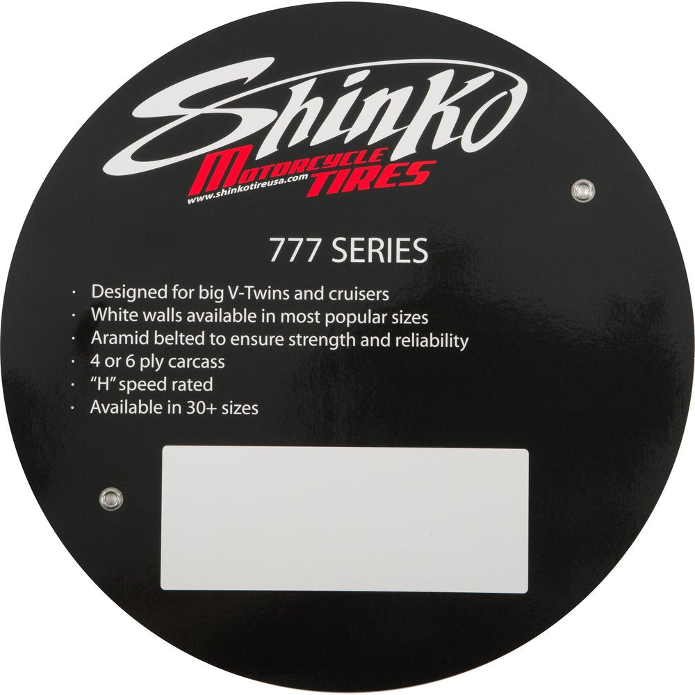 Shinko 777 Tire Sign