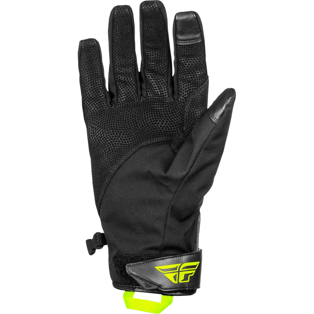 Title Long Gloves Red/Black/Hi Vis Md