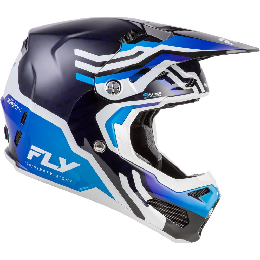 Formula S Carbon Byte Helmet Blue Carbon/Blue/White Xl