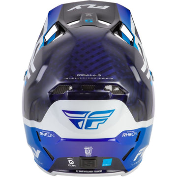 Formula S Carbon Byte Helmet Blue Carbon/Blue/White Lg