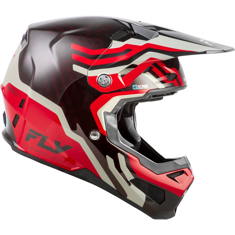 Formula S Carbon Byte Helmet Red Carbon/Red/Grey Md