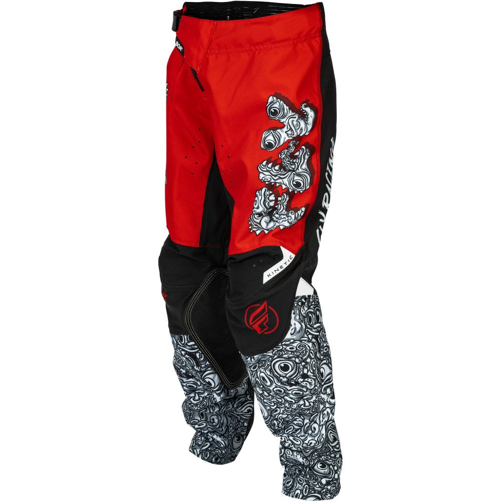 Youth Kinetic Mutant Pants Red/White/Black Sz 22