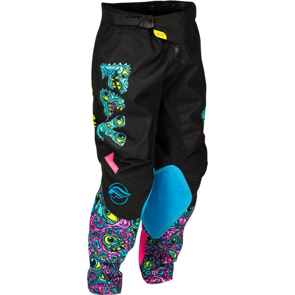 Fly Racing Youth Kinetic Mutant Pants Black/Multi Sz 26