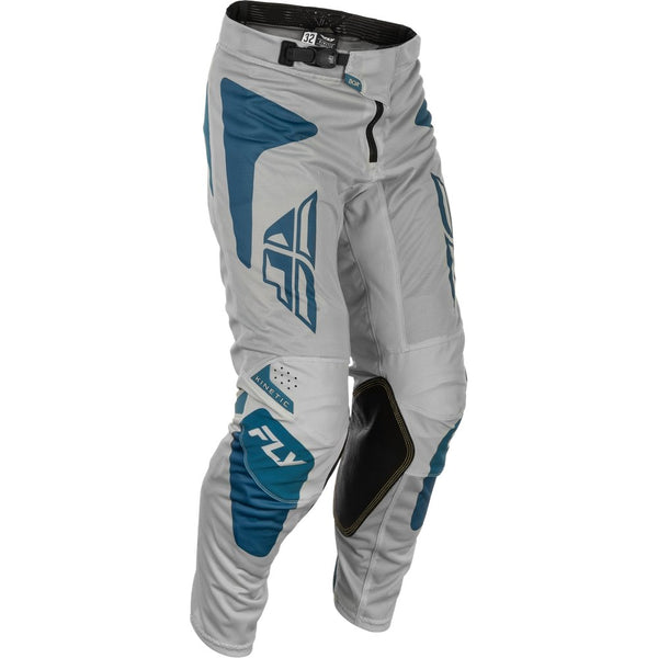 Fly Racing Kinetic Mesh Sym Pants Grey/Blue Sz 30
