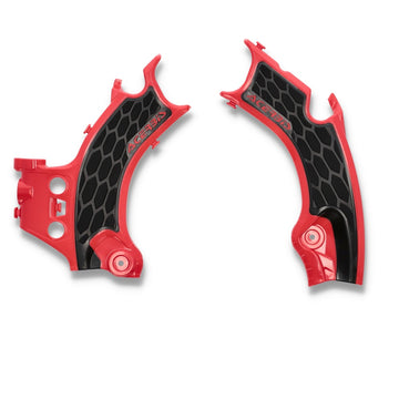 X Grip Frame Guards Hon Red/Black