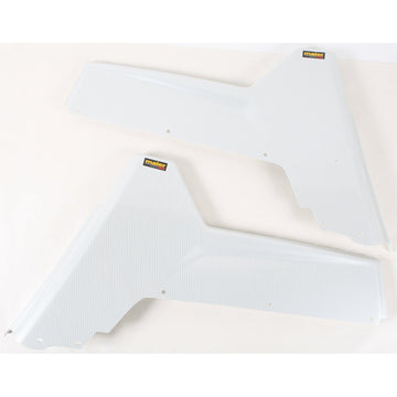 Rear Fenders Wht Carbon Rzr