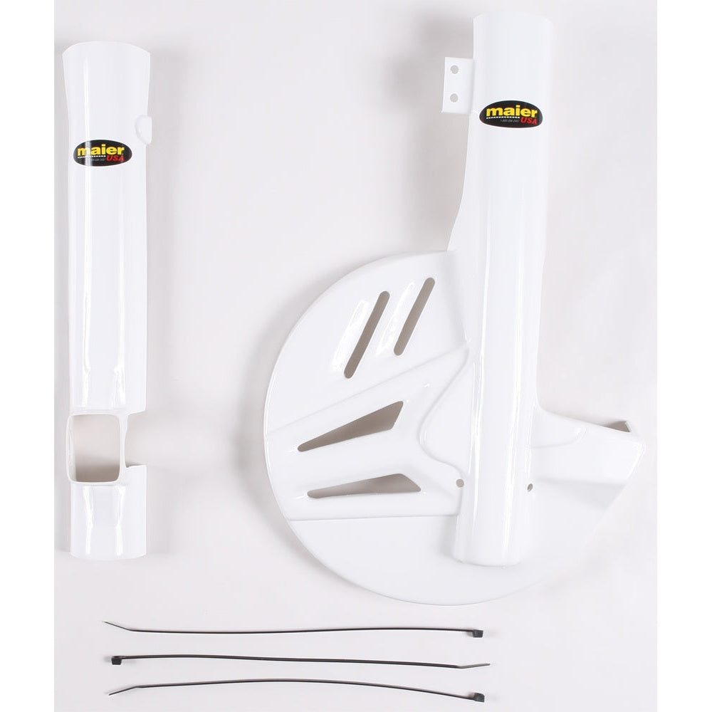 Fork/Disc Guard White