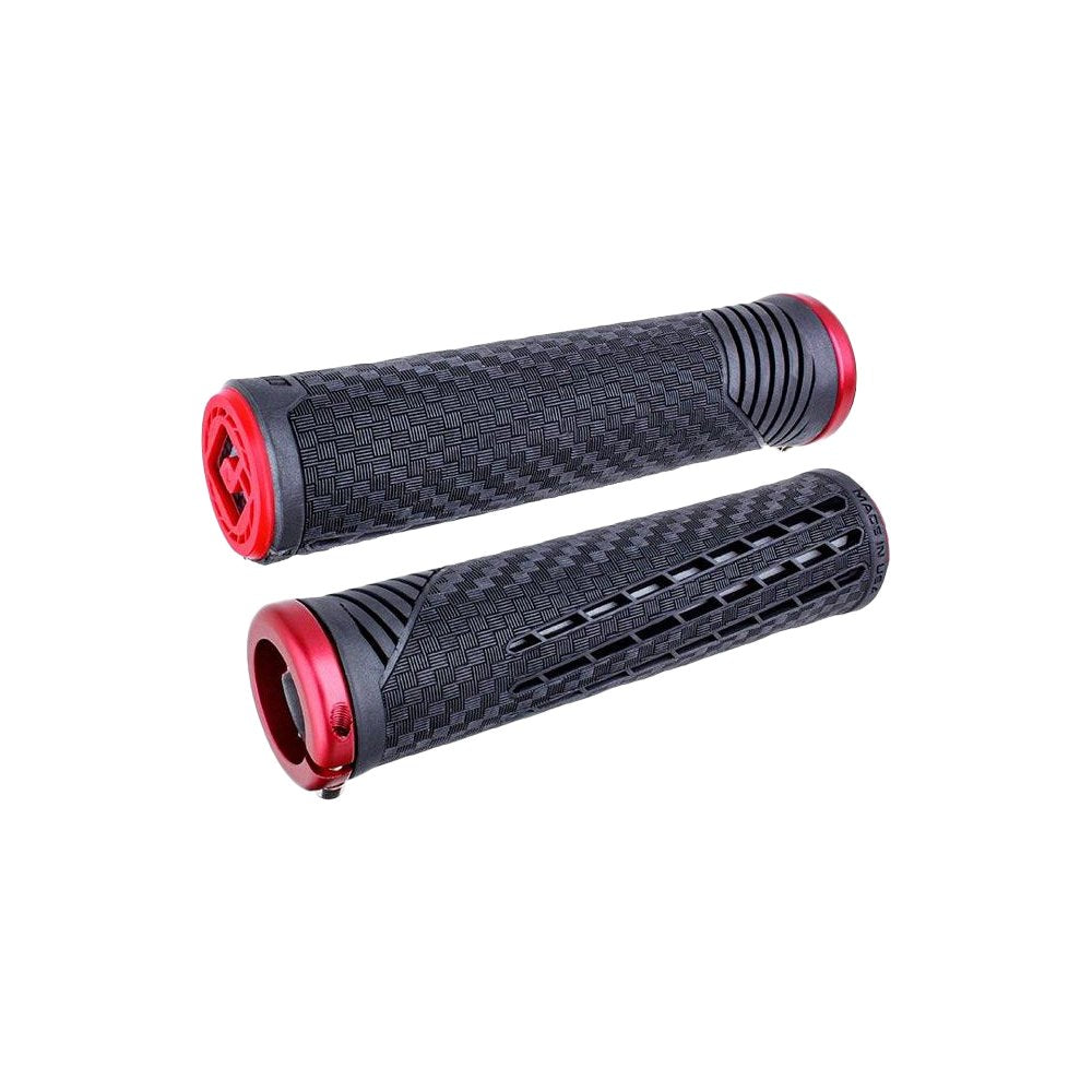 Cf11 V2.1 Bmx Grips Pearl Blk/Red W/Matte Red