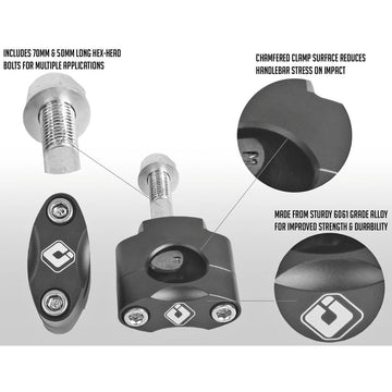 1 1/8" Odi Oversized Bar Mount