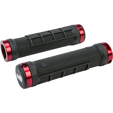 Atv Ruffian Half Waffle Grip Black/Red